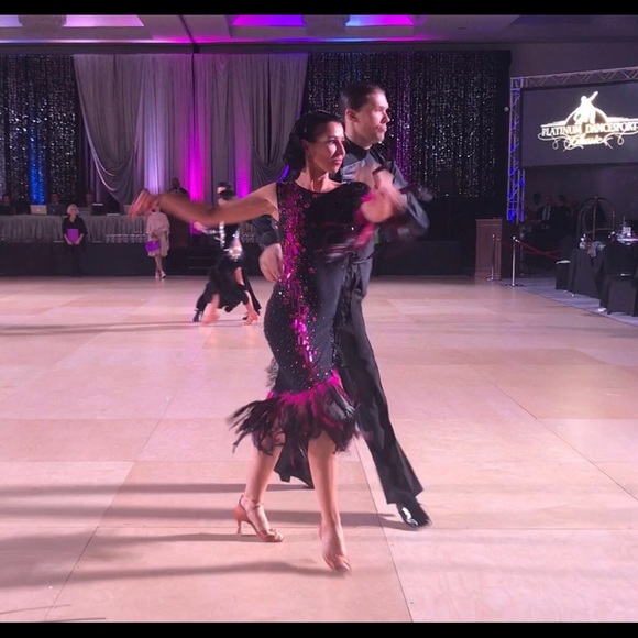 Ballroom dance , Latin Ballroom Dress. Swarovski. - Picture 4 of 6